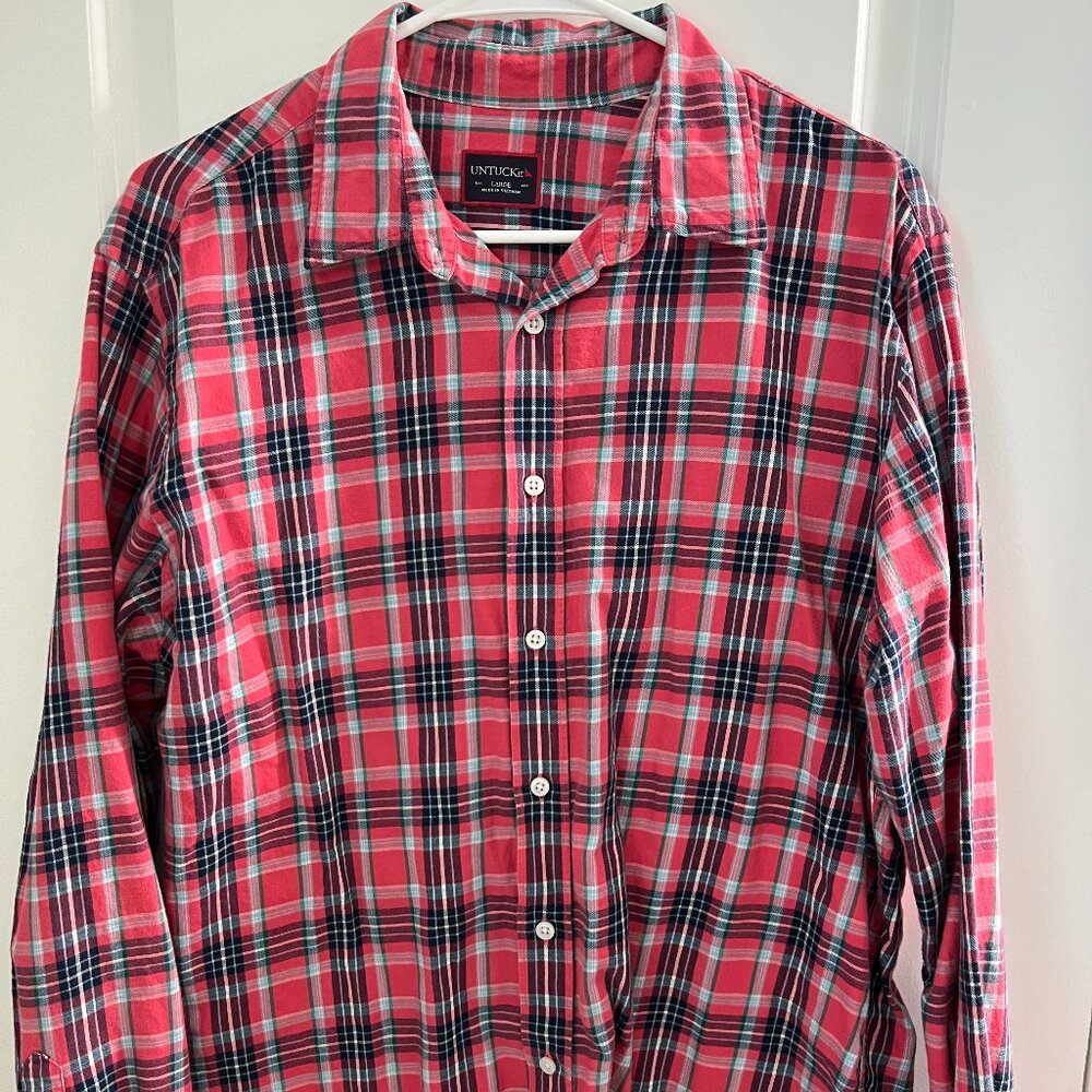 Untuck It Mens Button Down
